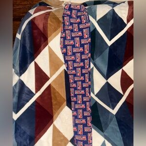 Lula Roe Firetruck One Size Butter Soft Leggings